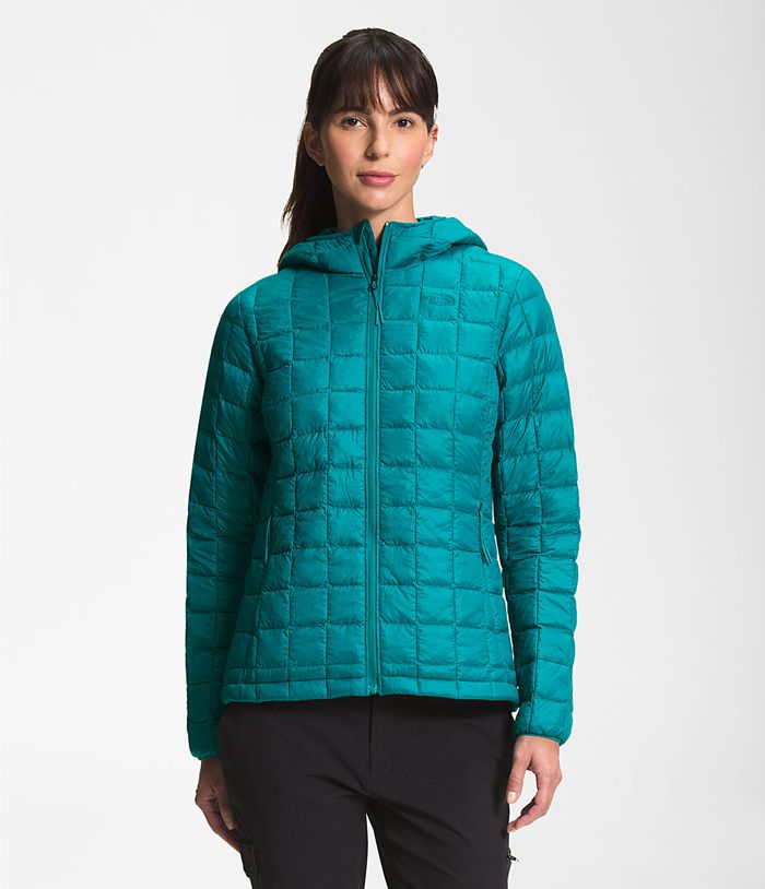 Plumifero The North Face Mujer Thermoball™ Eco Sudadera Con Capucha - Colombia OHRGIX532 - Verde
